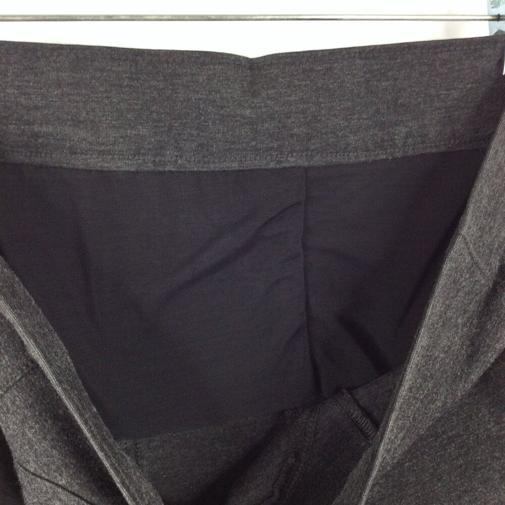 Anne Klein Womens Midweight Tummy Control Ponte Pant Size Large Charcoal Heather - Picture 9 of 12